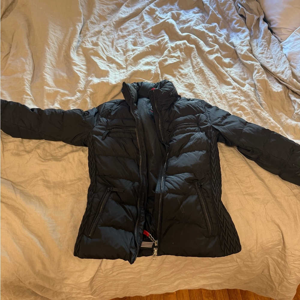 Bogner Fire + Ice Black Quilted Ski Jacket
